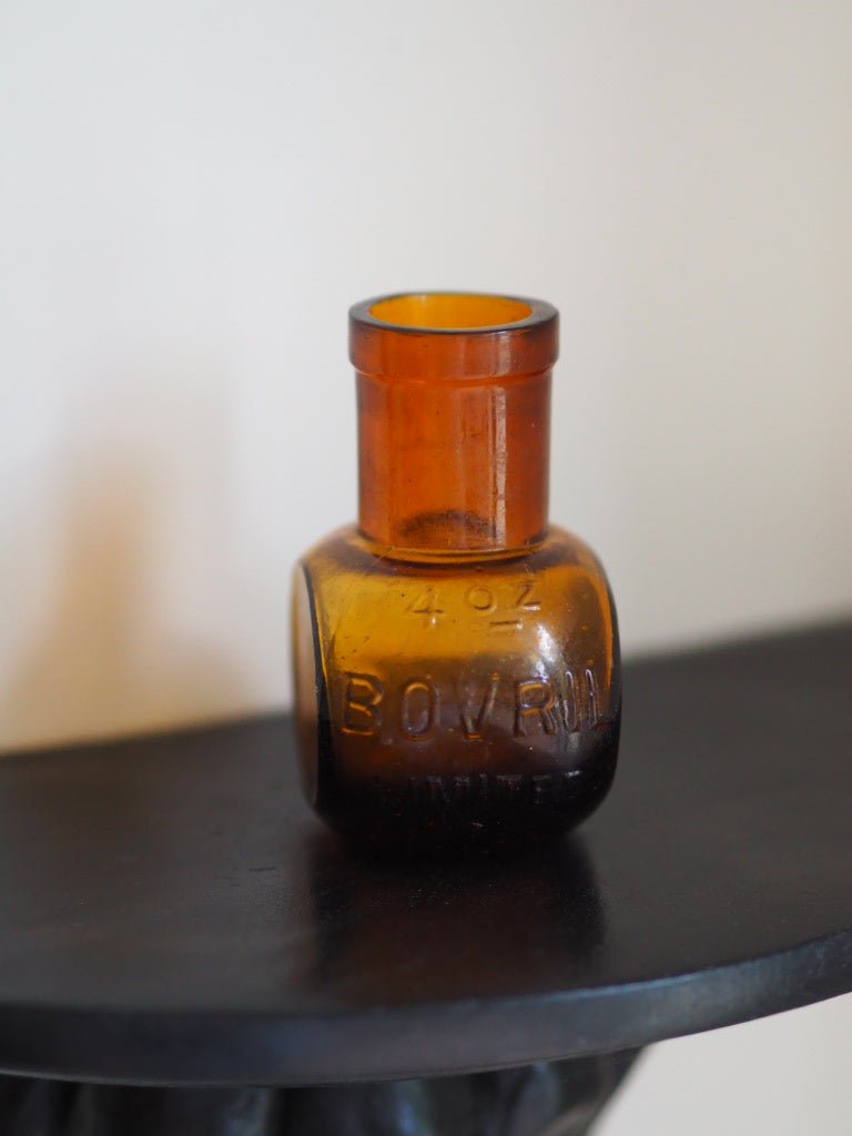 Vintage Bovril Amber Bottles - Natalia Willmott