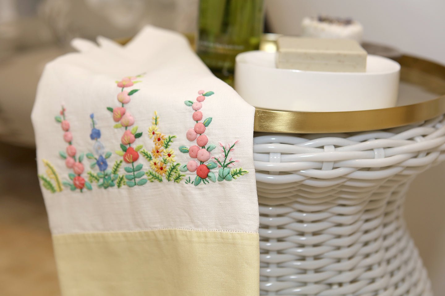 Vintage floral hand towel Natalia Willmott