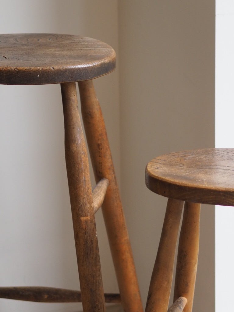Vintage oak stool - Natalia Willmott