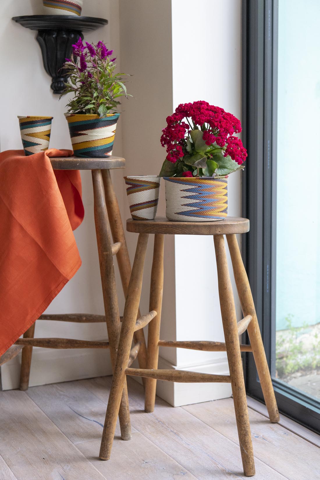 Vintage oak stool - Natalia Willmott