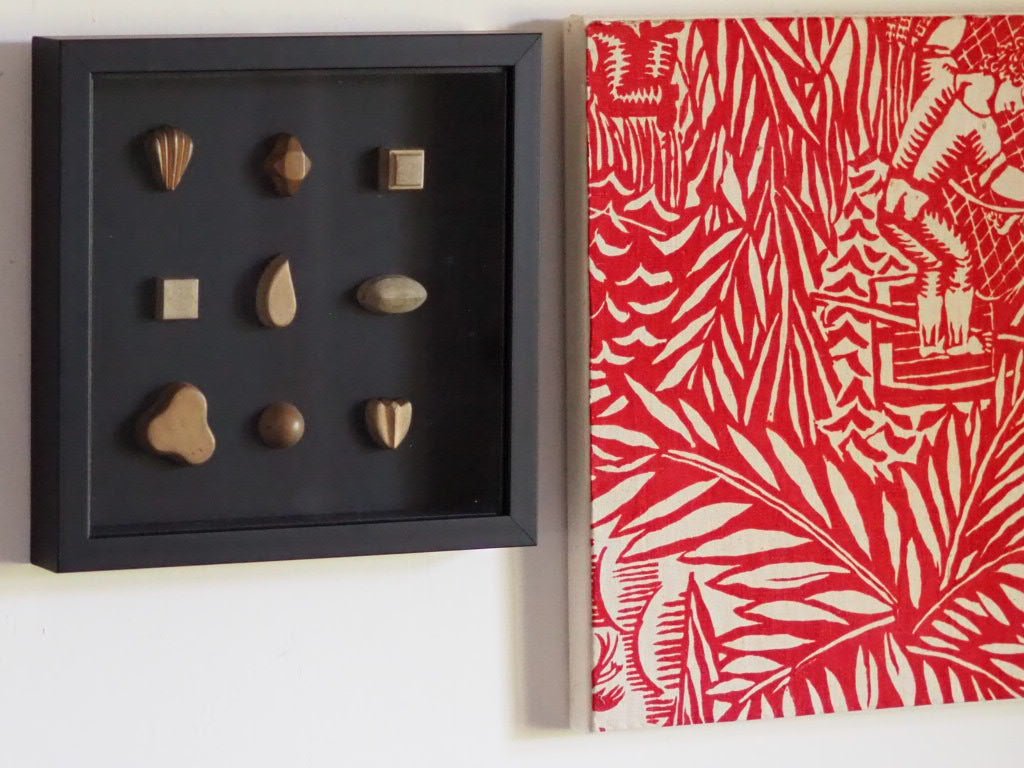 Vintage Rowntrees wood chocolate shapes - Natalia Willmott