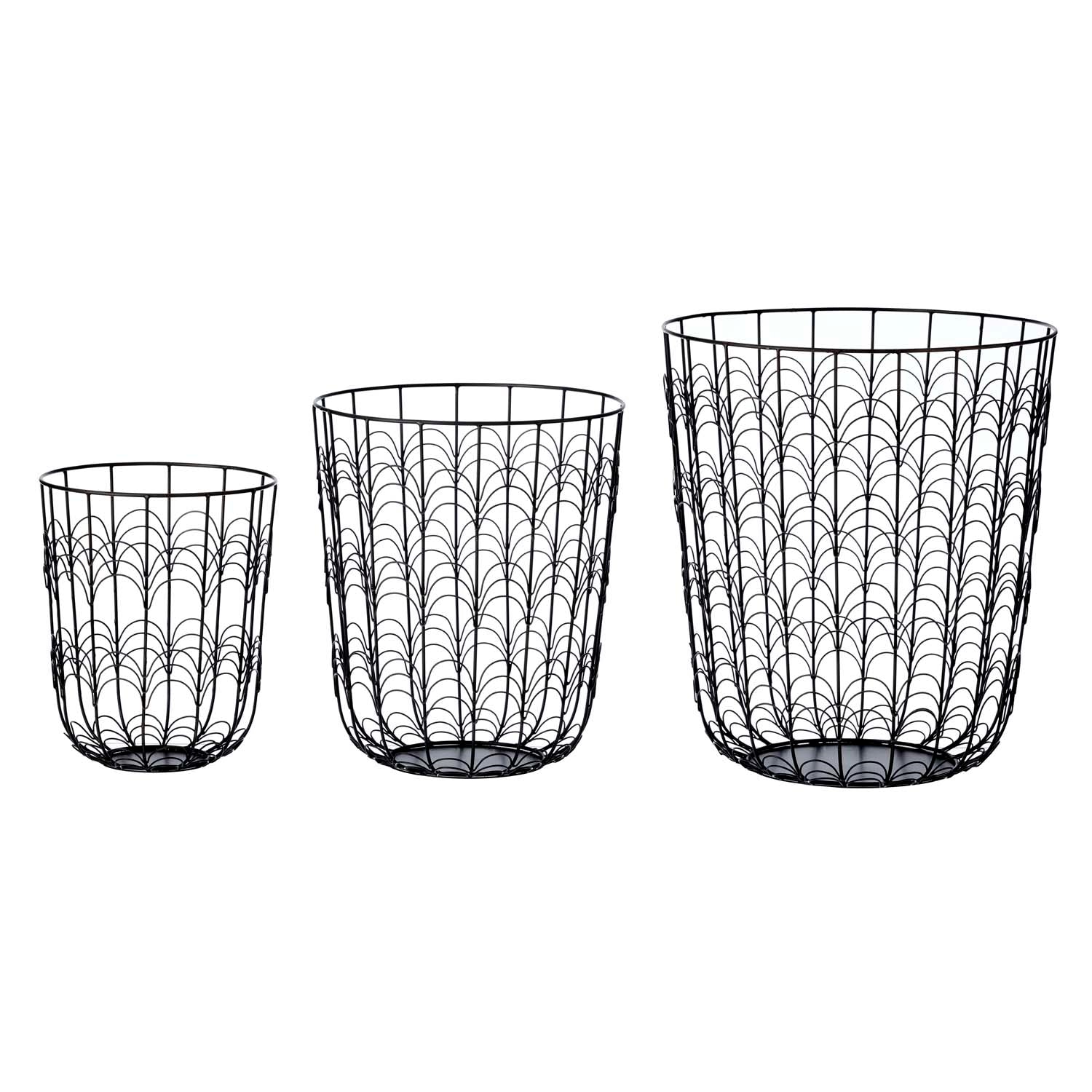 Wave wire basket set - Natalia Willmott