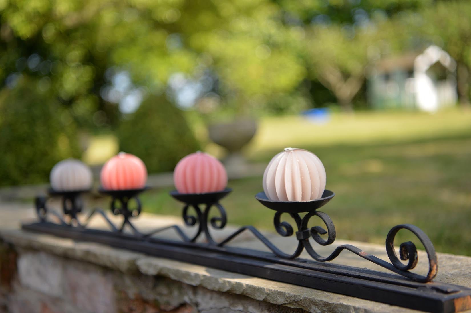 Wrought Iron Volutes candleholder - Natalia Willmott