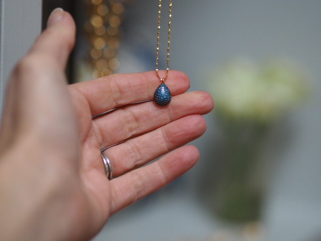 Zircon teardrop necklace - Natalia Willmott
