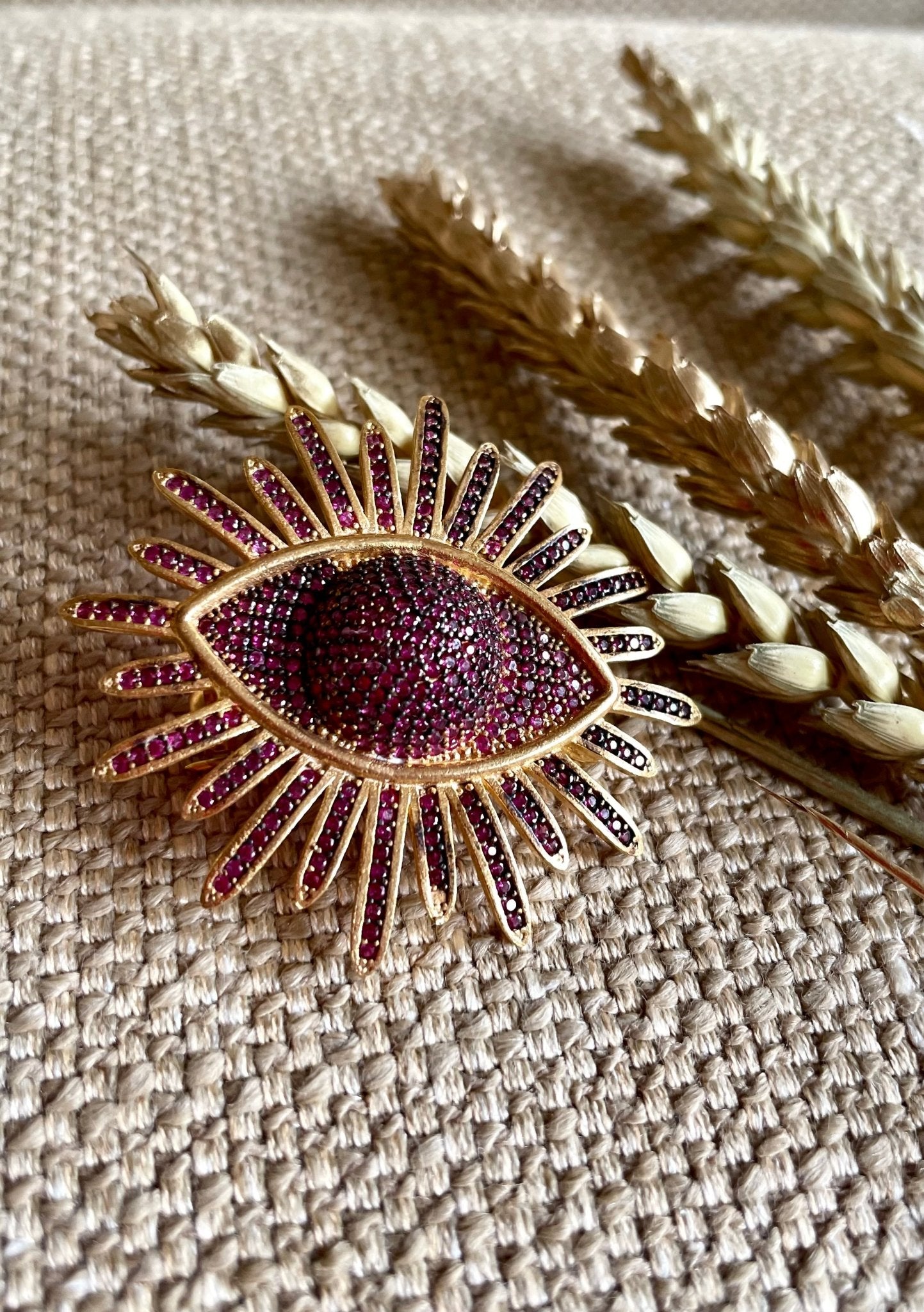 Zirconia brooch - Natalia Willmott