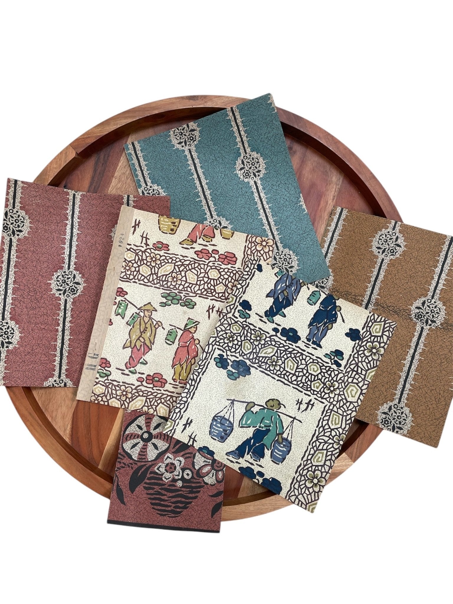 6 Creative Ways to Display Antique Wallpaper Samples - Natalia Willmott