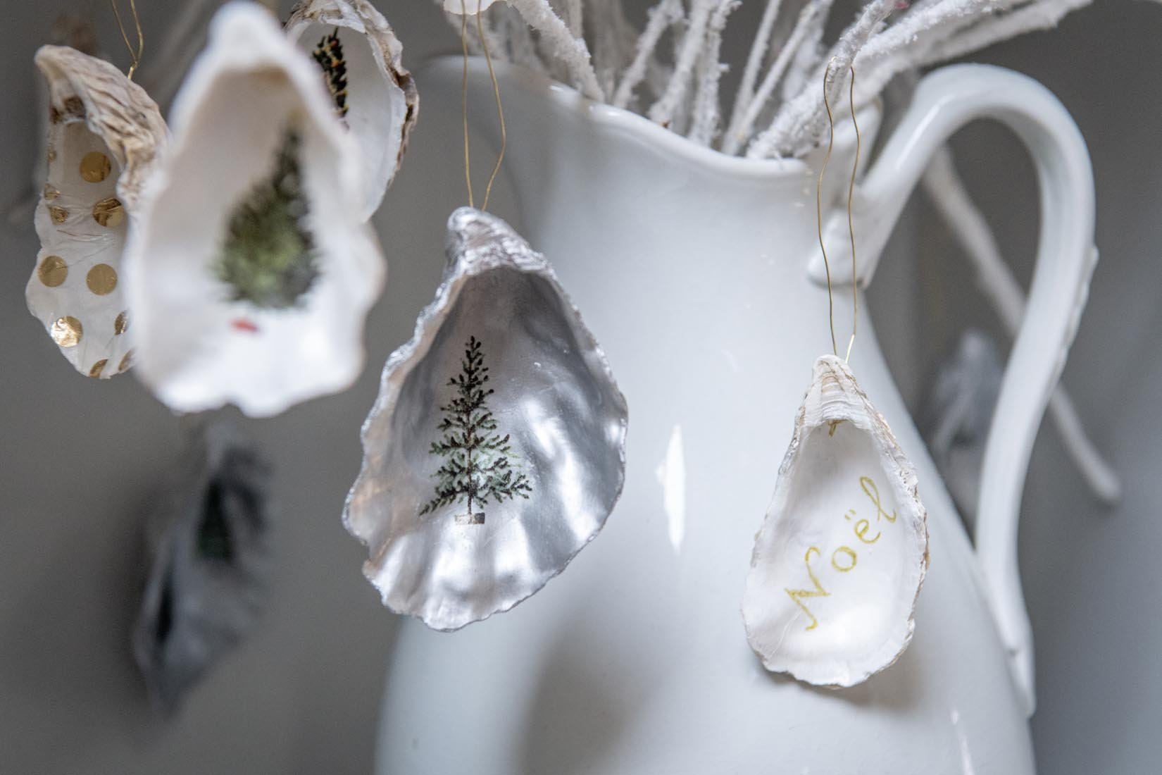 DIY- Christmas tree with Oyster shells - Natalia Willmott