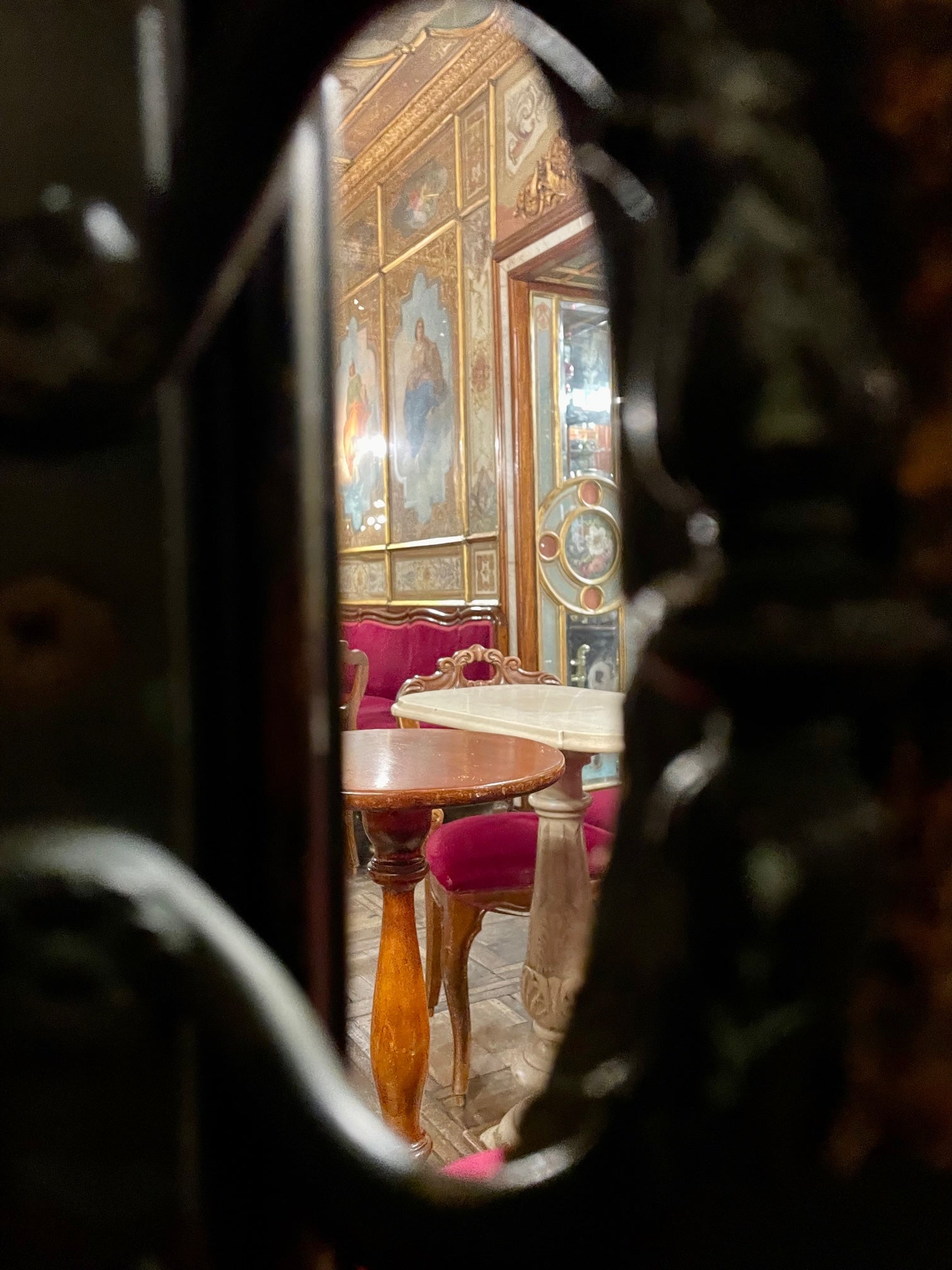 Through the keyhole - Caffè Florian in Venice - Natalia Willmott