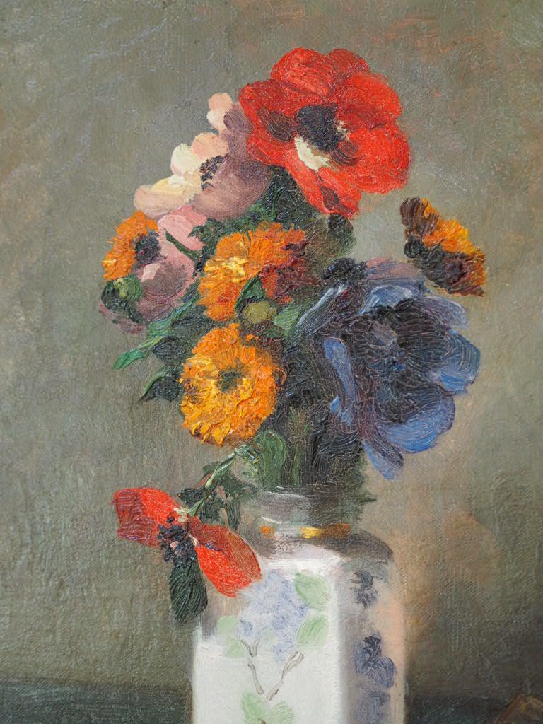 1920's French still life oil painting - Natalia Willmott