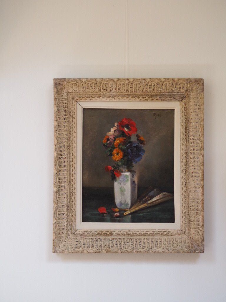 1920's French still life oil painting - Natalia Willmott