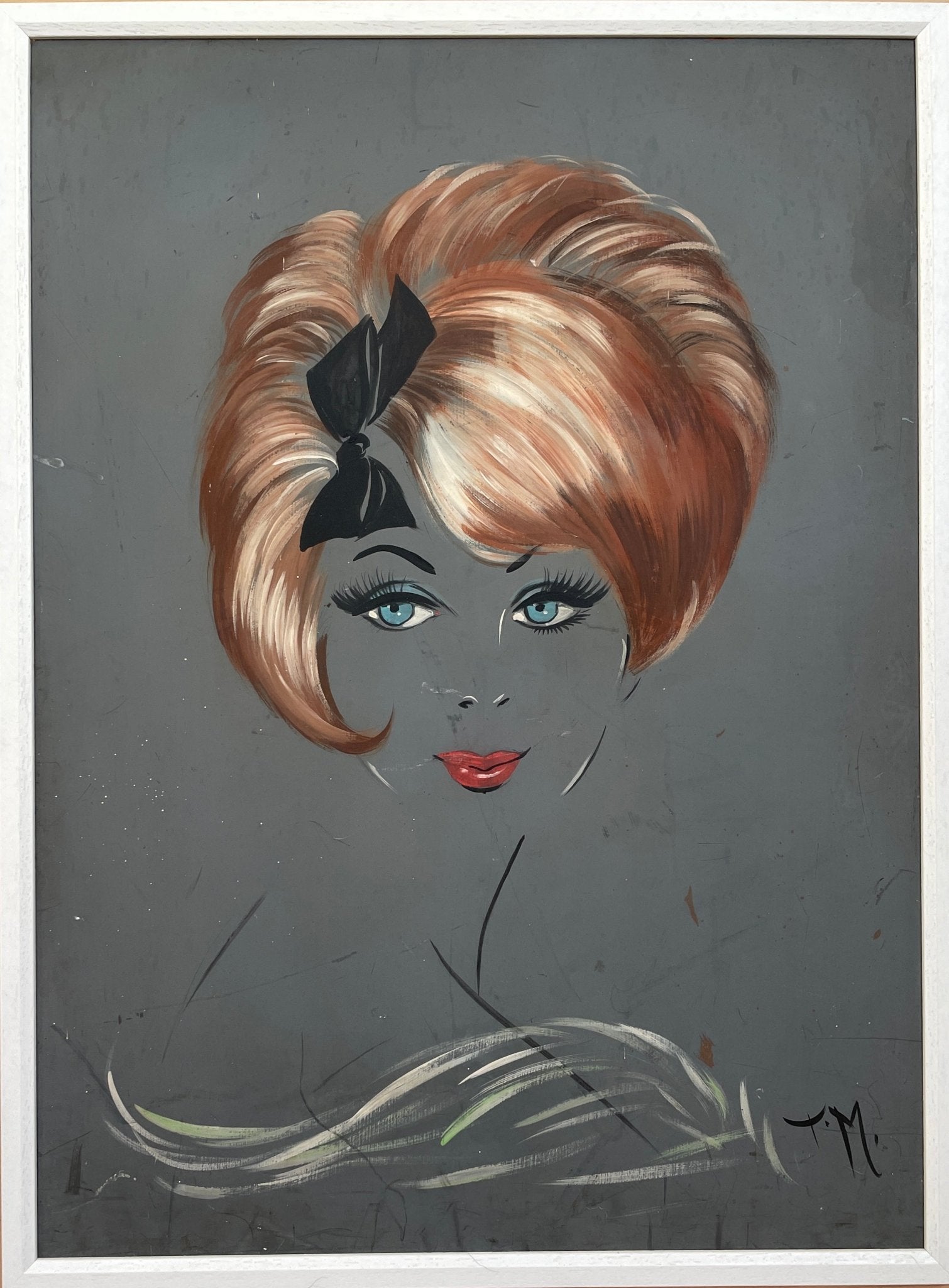1960’s hairstyle portrait from a hair salon - Natalia Willmott
