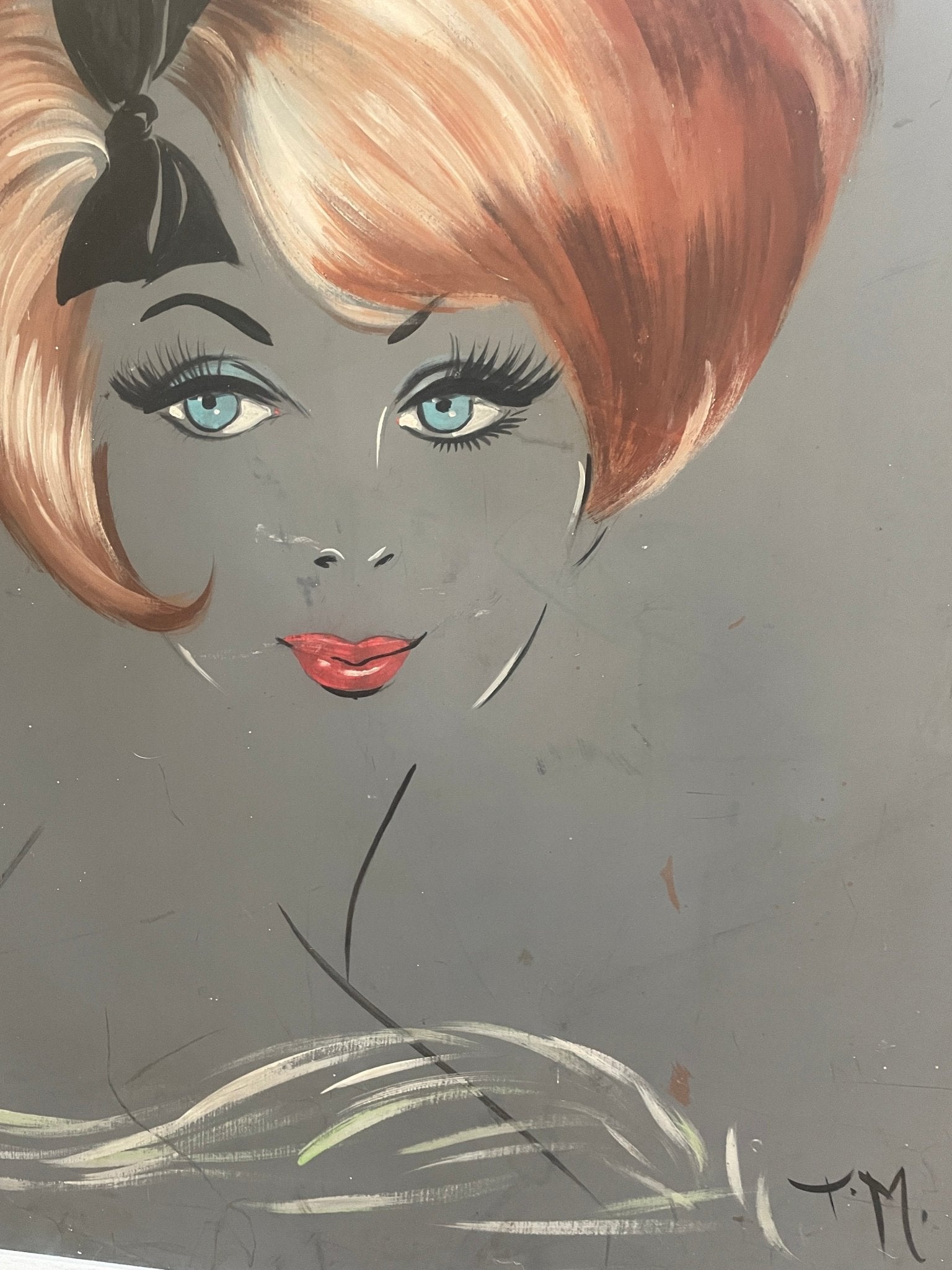 1960’s hairstyle portrait from a hair salon - Natalia Willmott