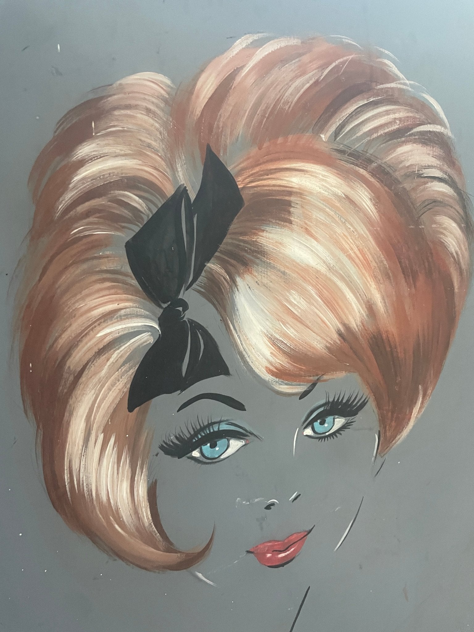 1960’s hairstyle portrait from a hair salon - Natalia Willmott