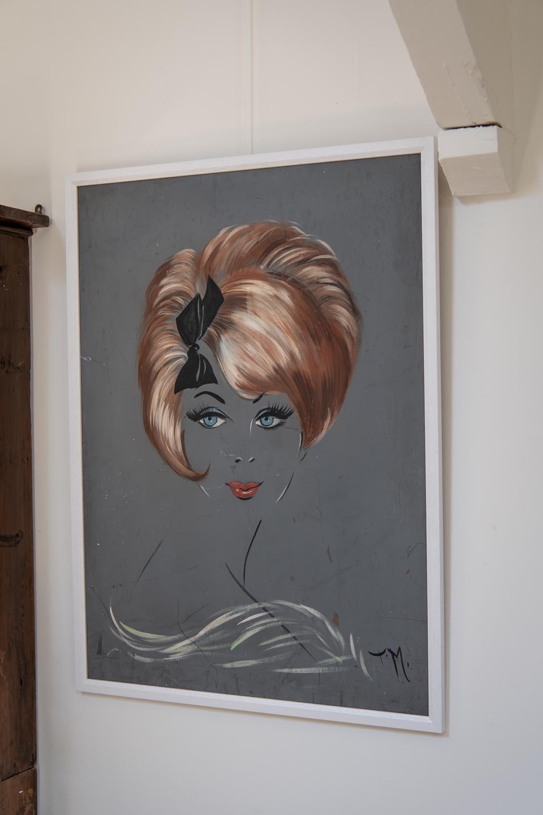 1960’s hairstyle portrait from a hair salon - Natalia Willmott