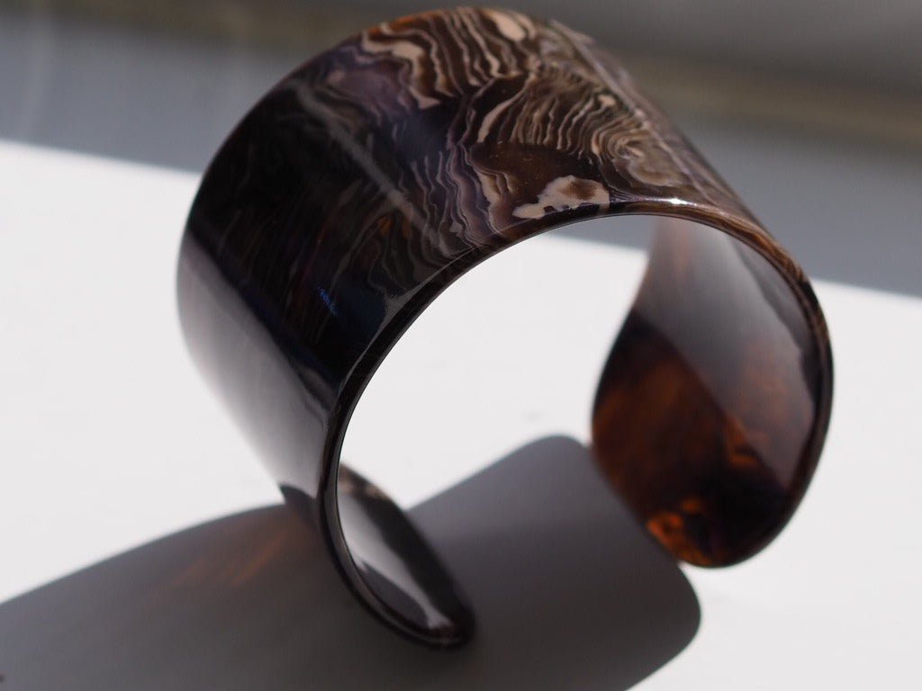 Acetate bangle - autumn colours - Natalia Willmott