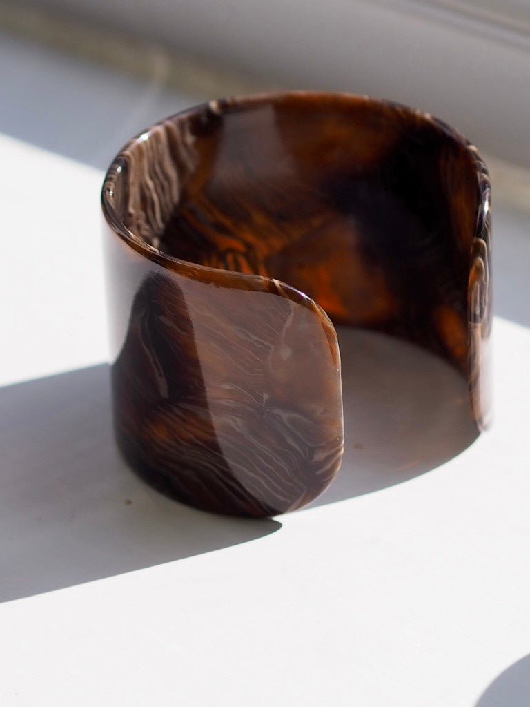 Acetate bangle - autumn colours - Natalia Willmott