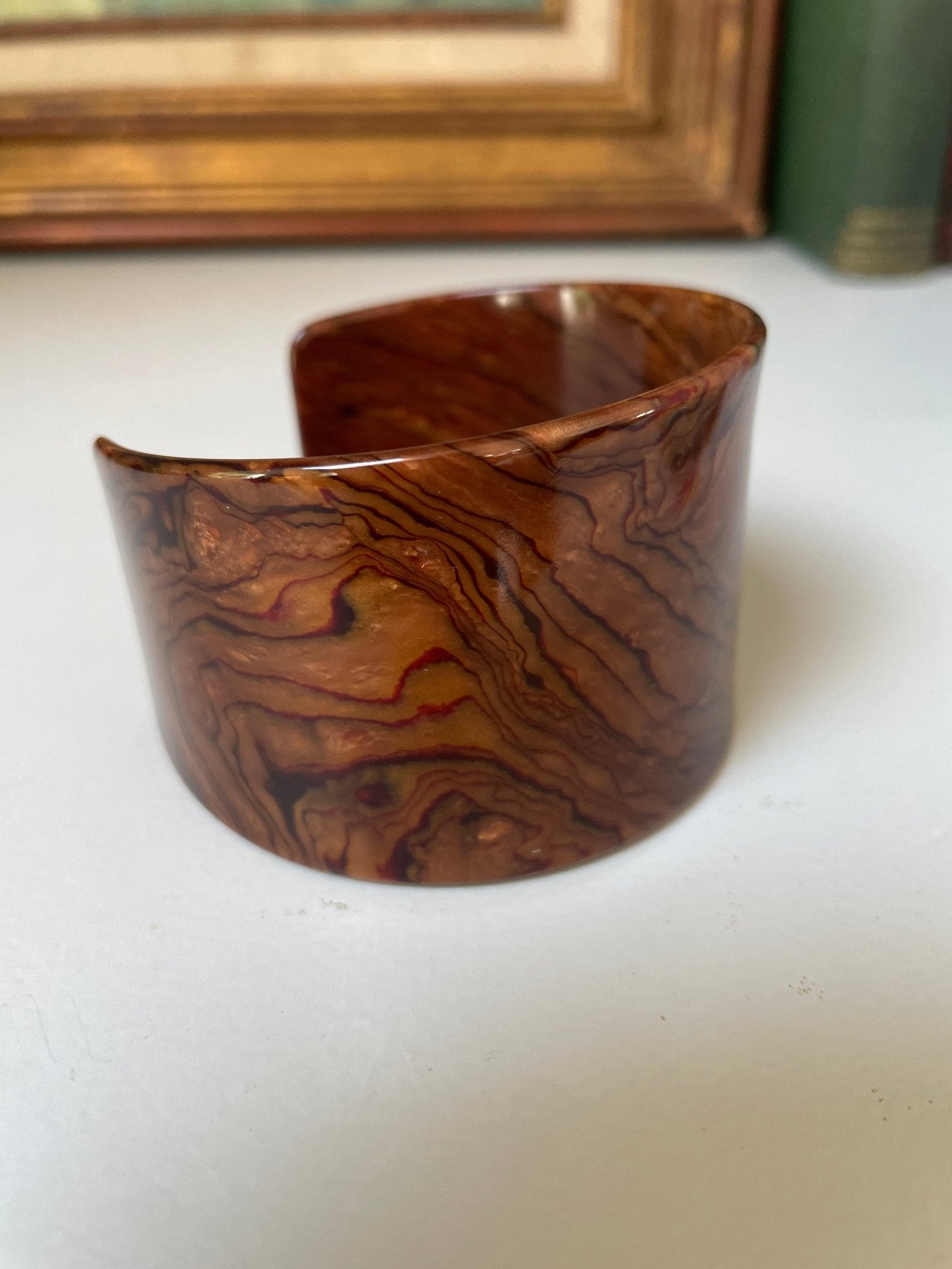 Acetate bangle - autumn colours - Natalia Willmott