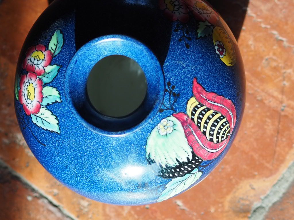 Antique Bisto England Bishop & Stonier Floral Vase - Natalia Willmott