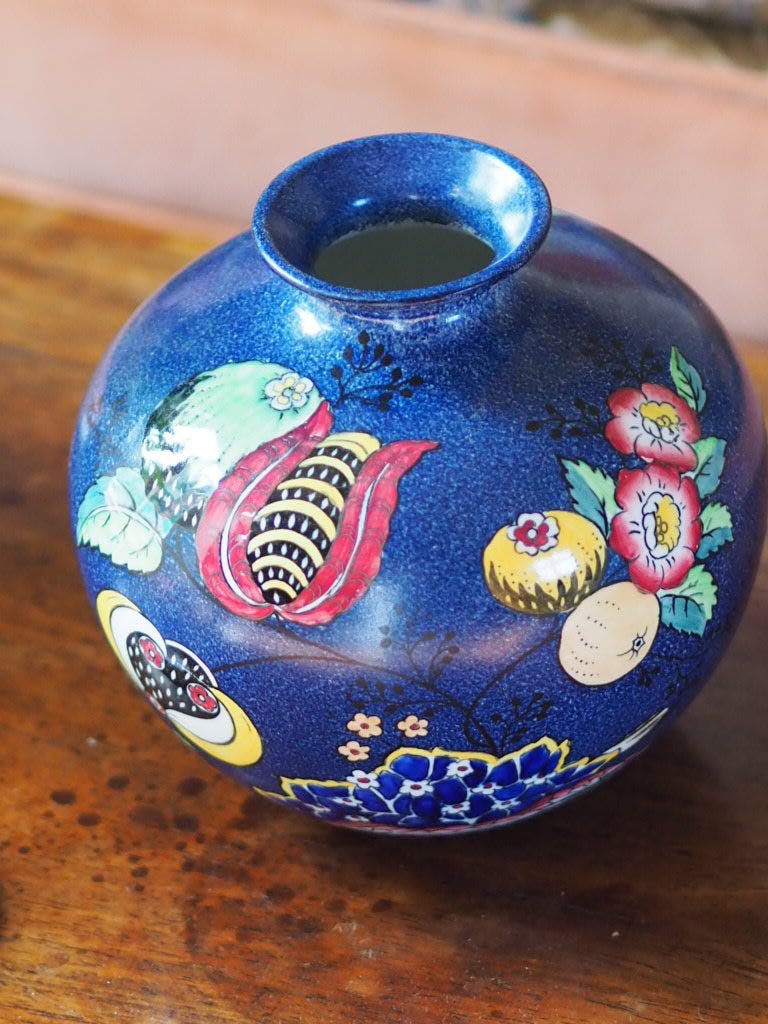 Antique Bisto England Bishop & Stonier Floral Vase - Natalia Willmott