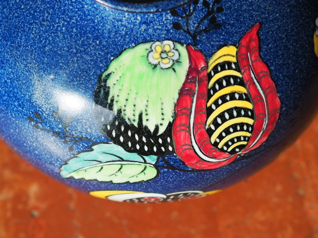 Antique Bisto England Bishop & Stonier Floral Vase - Natalia Willmott