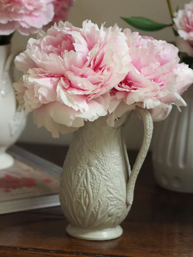 Antique Dudson Salt Glaze Relief-Moulded Jug, Late 19th Century - Natalia Willmott