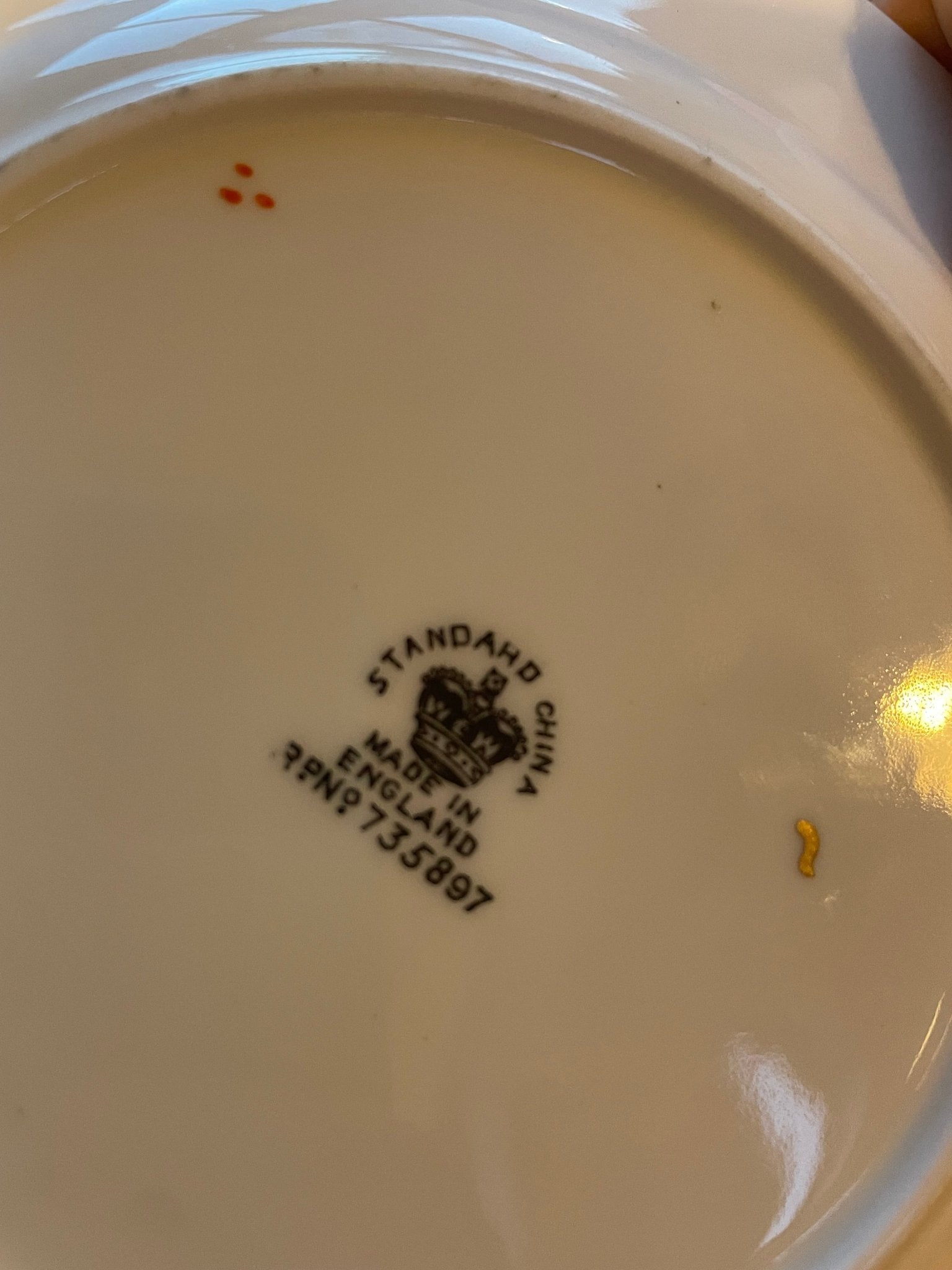 Antique Kingfisher side plate - Natalia Willmott