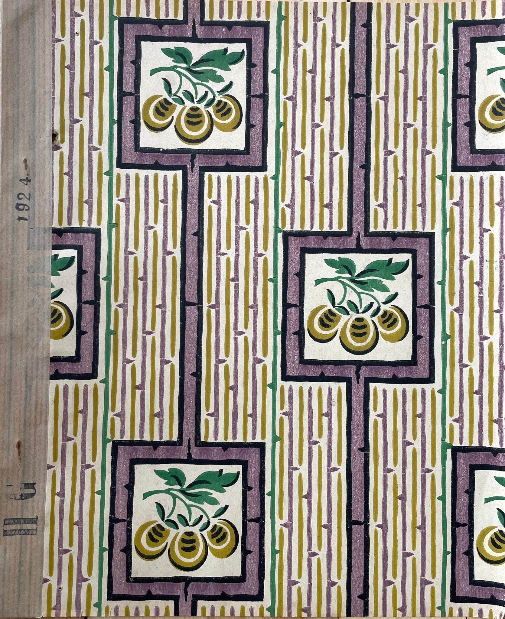 Antique wallpaper sample from 1924 - Natalia Willmott