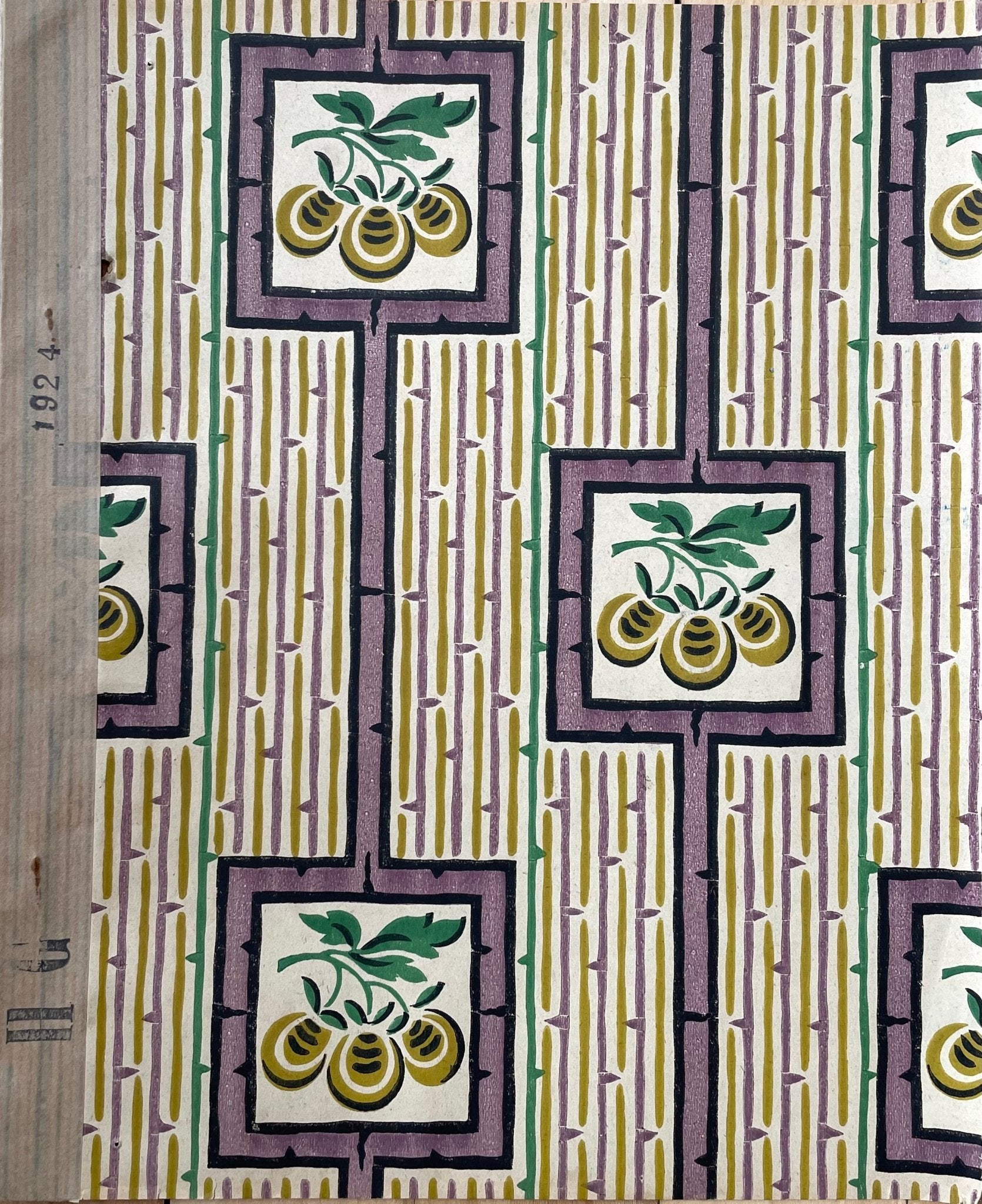 Antique wallpaper sample from 1924 - Natalia Willmott