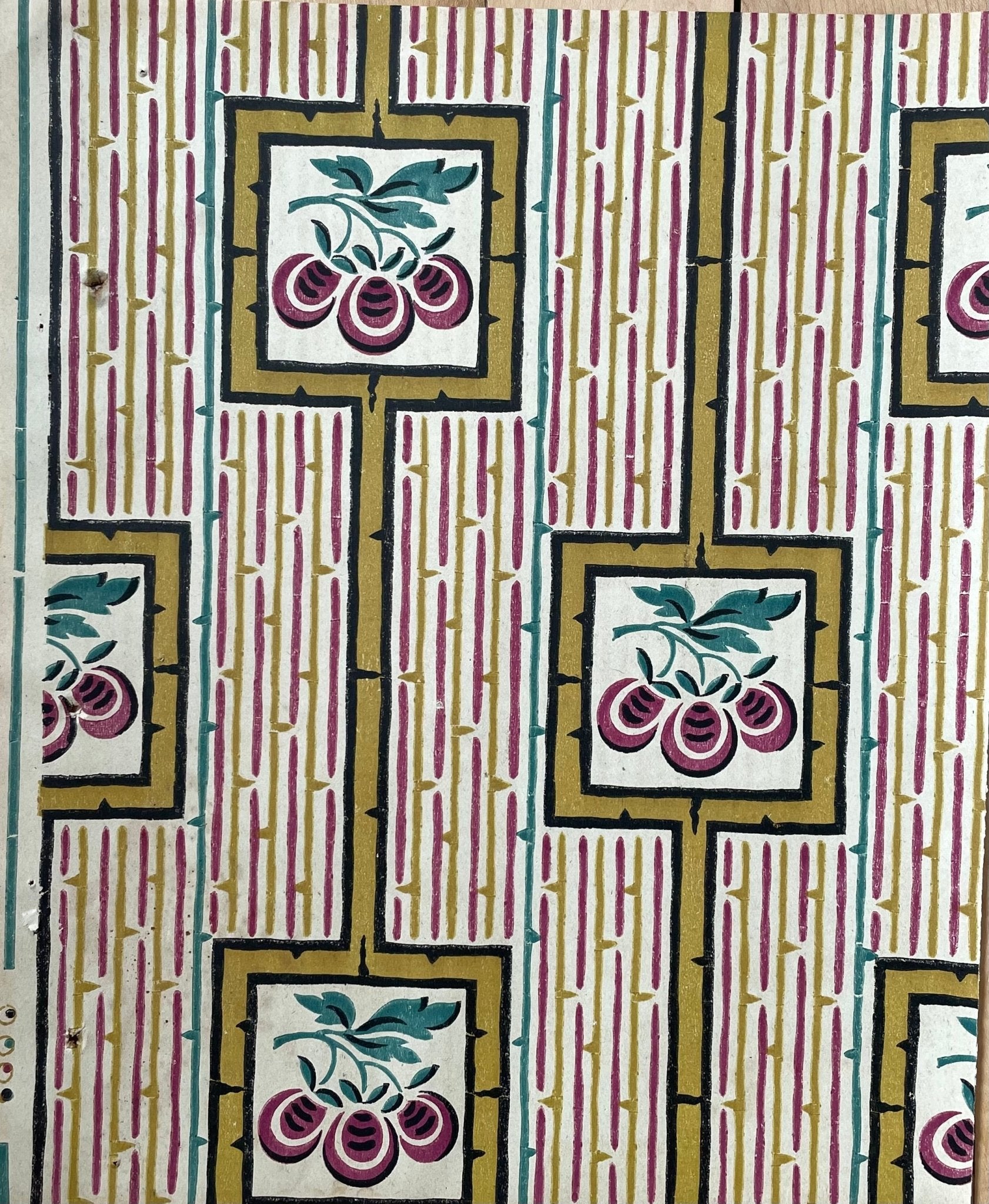 Antique wallpaper sample from 1924 - Natalia Willmott