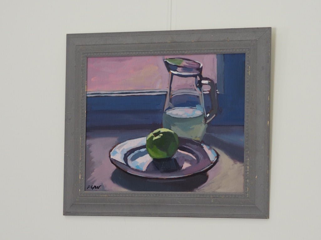 Apple oil painting by Paul Greer - Natalia Willmott