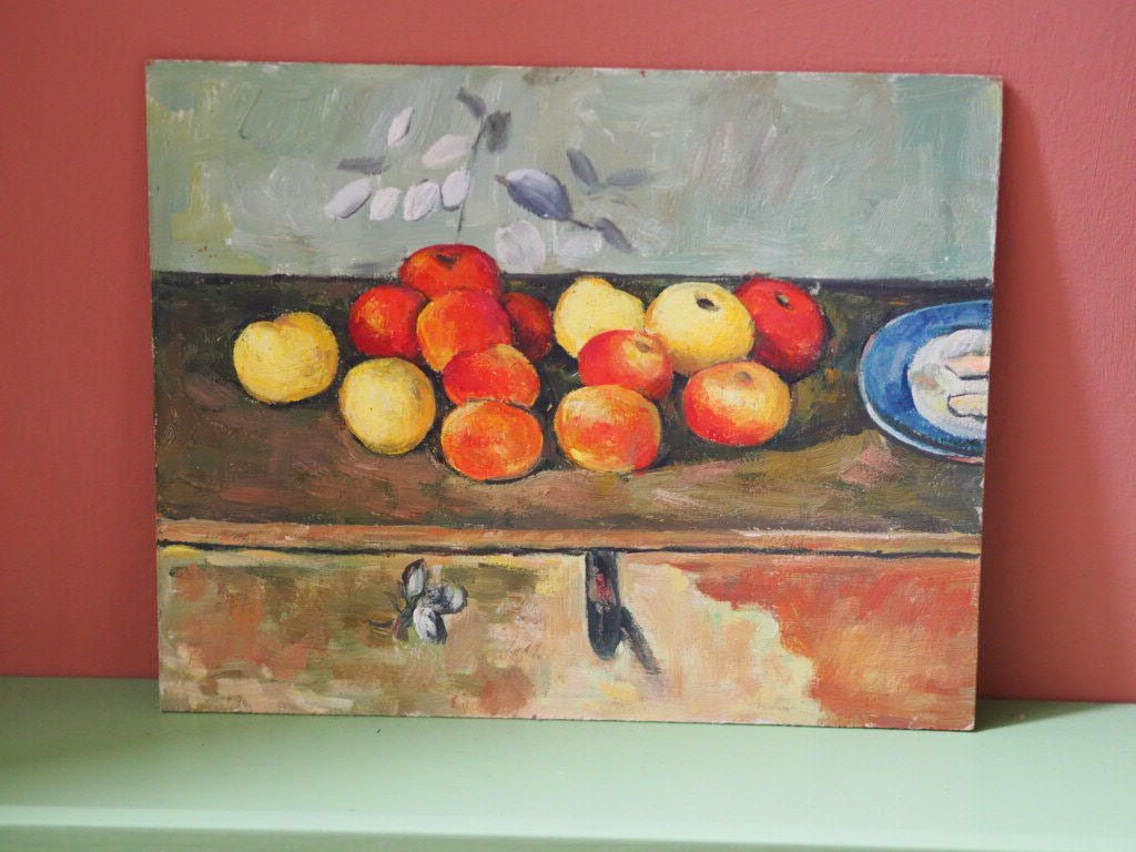 Apples and Biscuits oil painting - Natalia Willmott