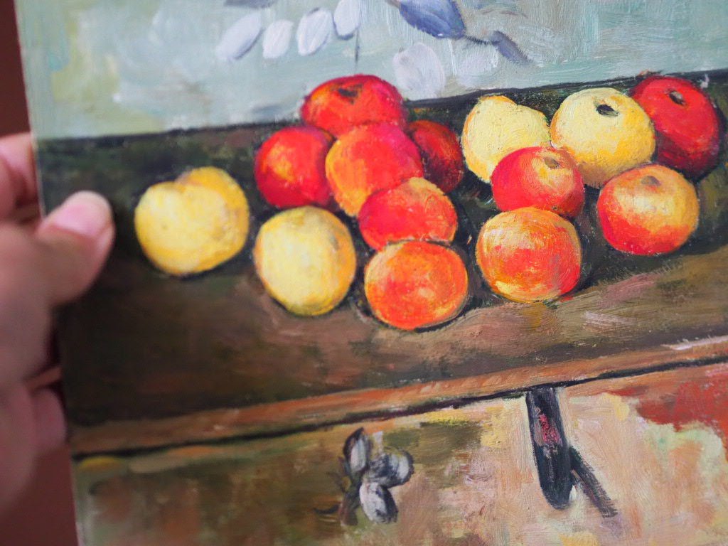 Apples and Biscuits oil painting - Natalia Willmott