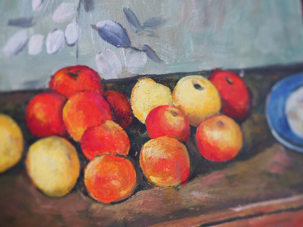 Apples and Biscuits oil painting - Natalia Willmott