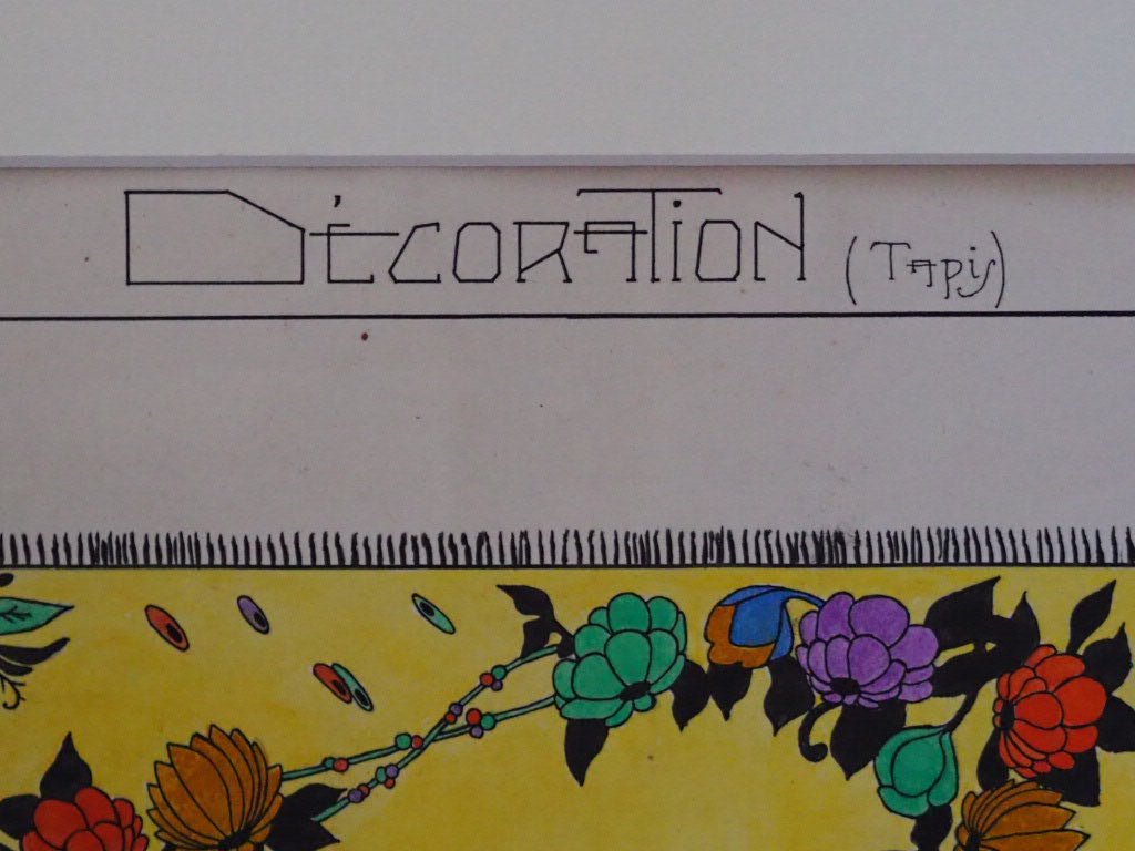Art Deco design for a carpet by David - Natalia Willmott