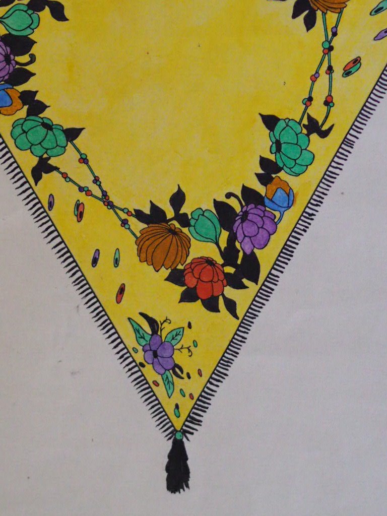 Art Deco design for a carpet by David - Natalia Willmott