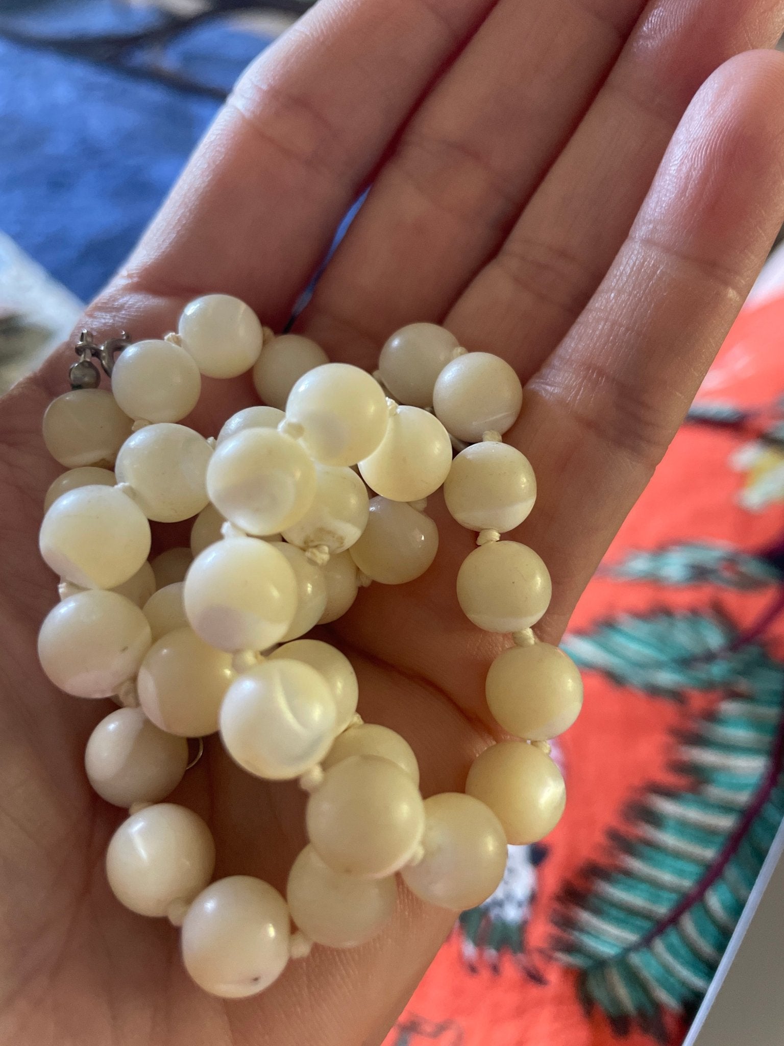 Art Deco Mother of Pearl Necklace - Natalia Willmott