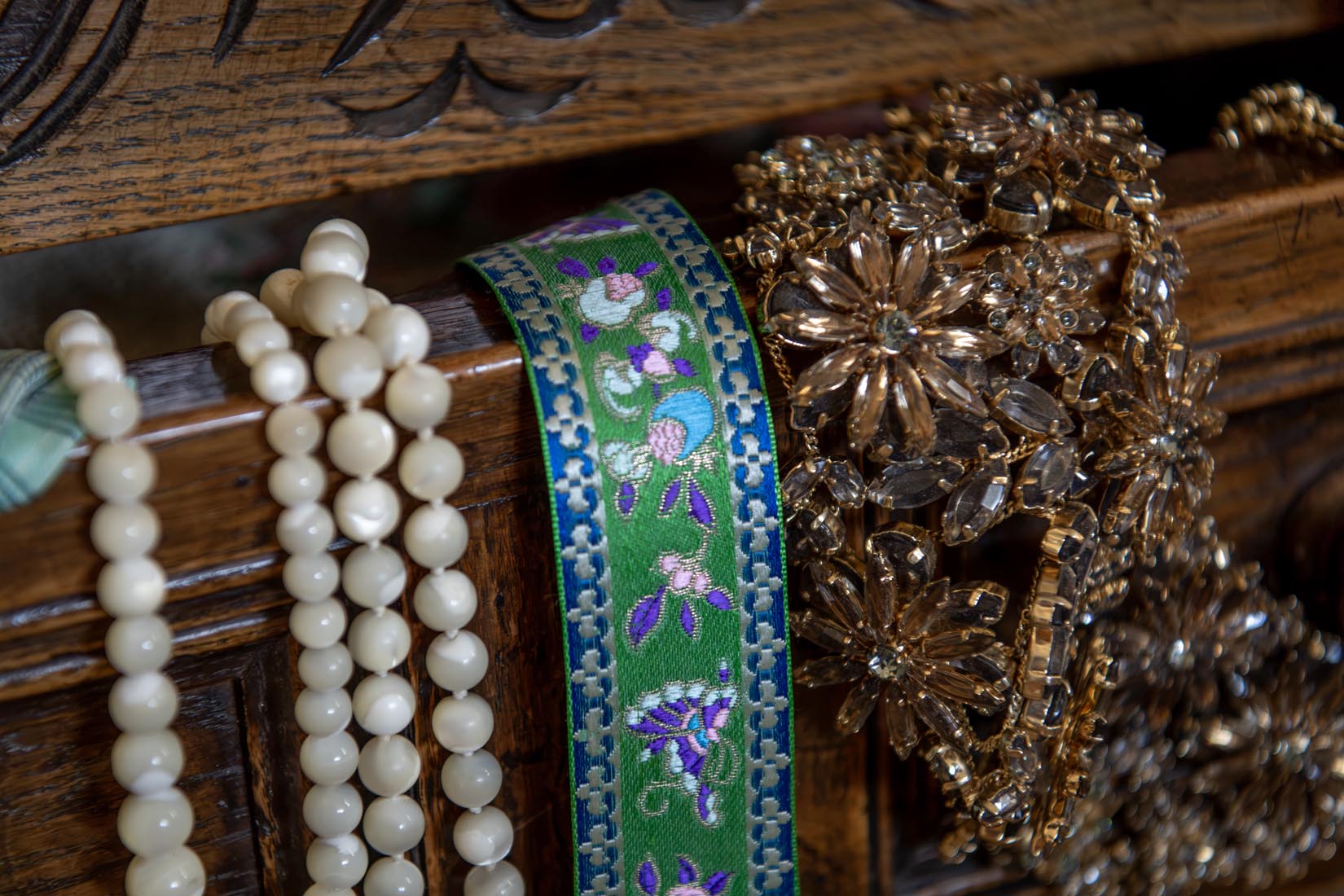 Art Deco Mother of Pearl Necklace - Natalia Willmott
