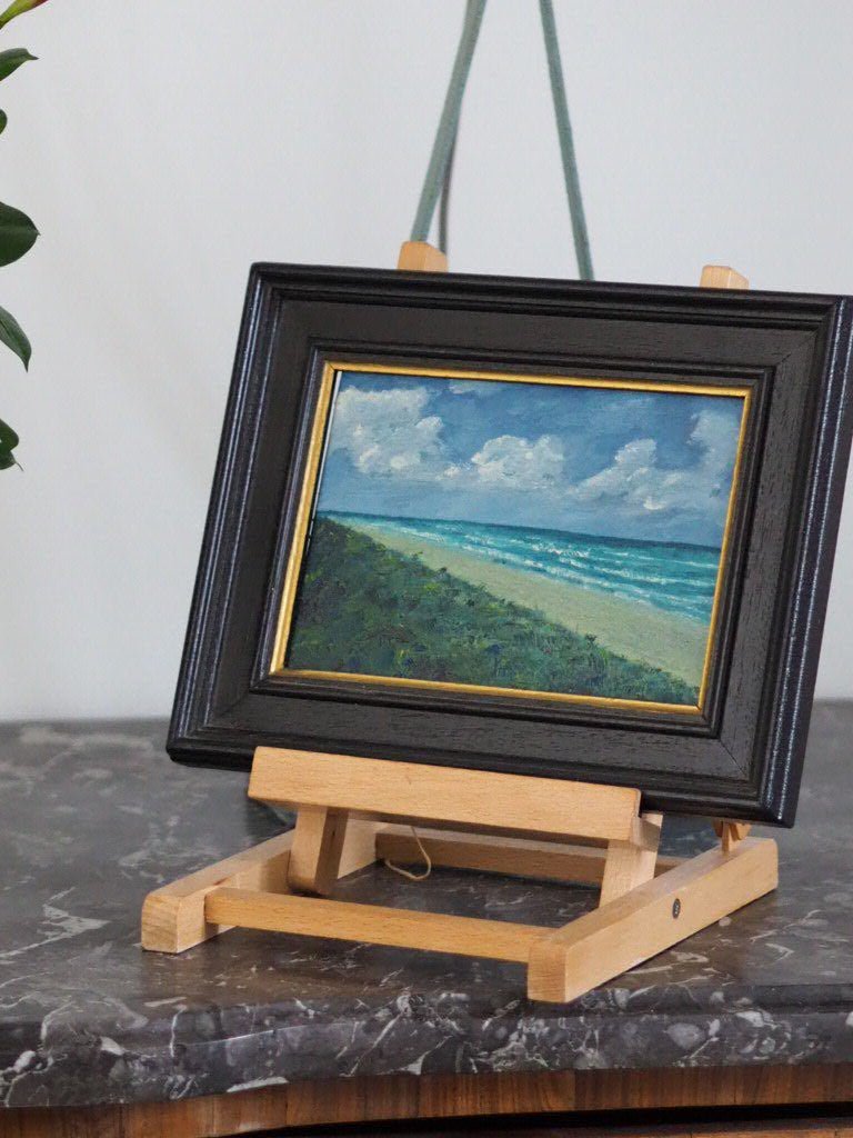 At the seaside painting - Natalia Willmott