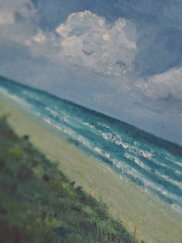 At the seaside painting - Natalia Willmott