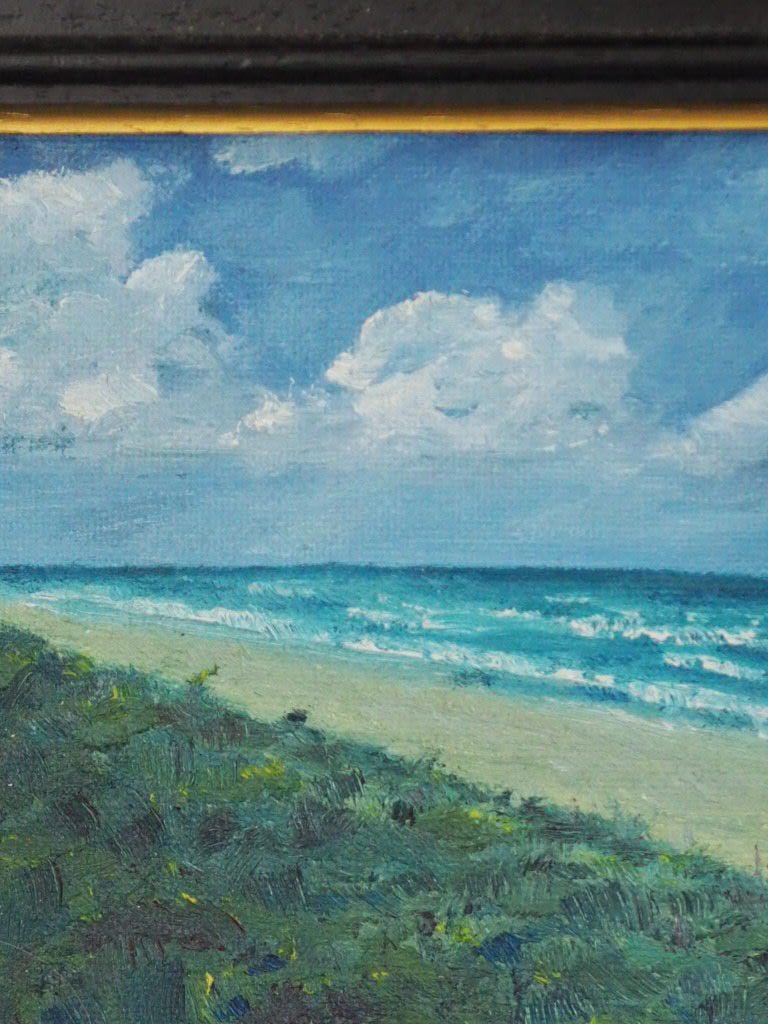 At the seaside painting - Natalia Willmott