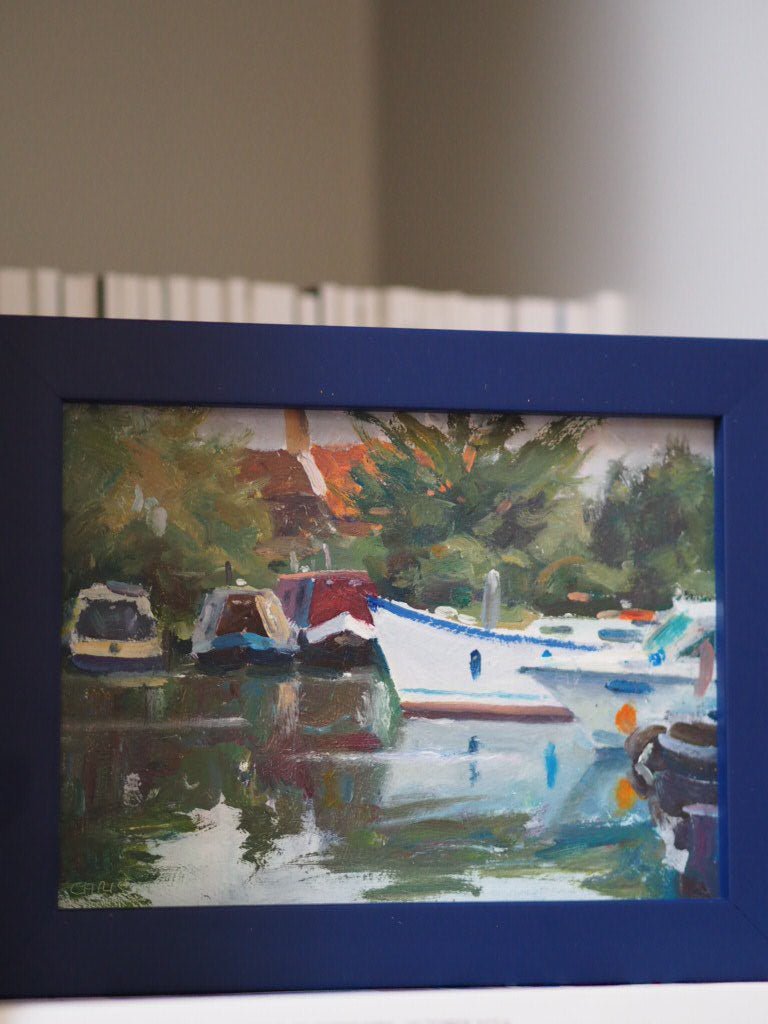 Boats "Overcast day" by Chris Slater - Natalia Willmott