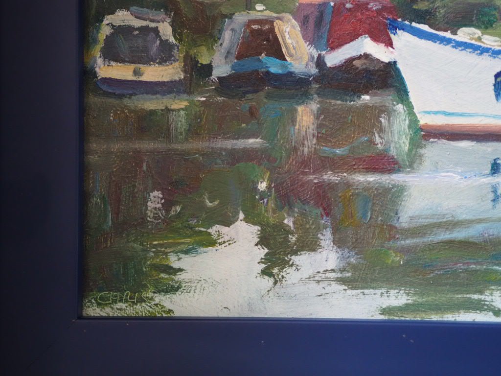 Boats "Overcast day" by Chris Slater - Natalia Willmott