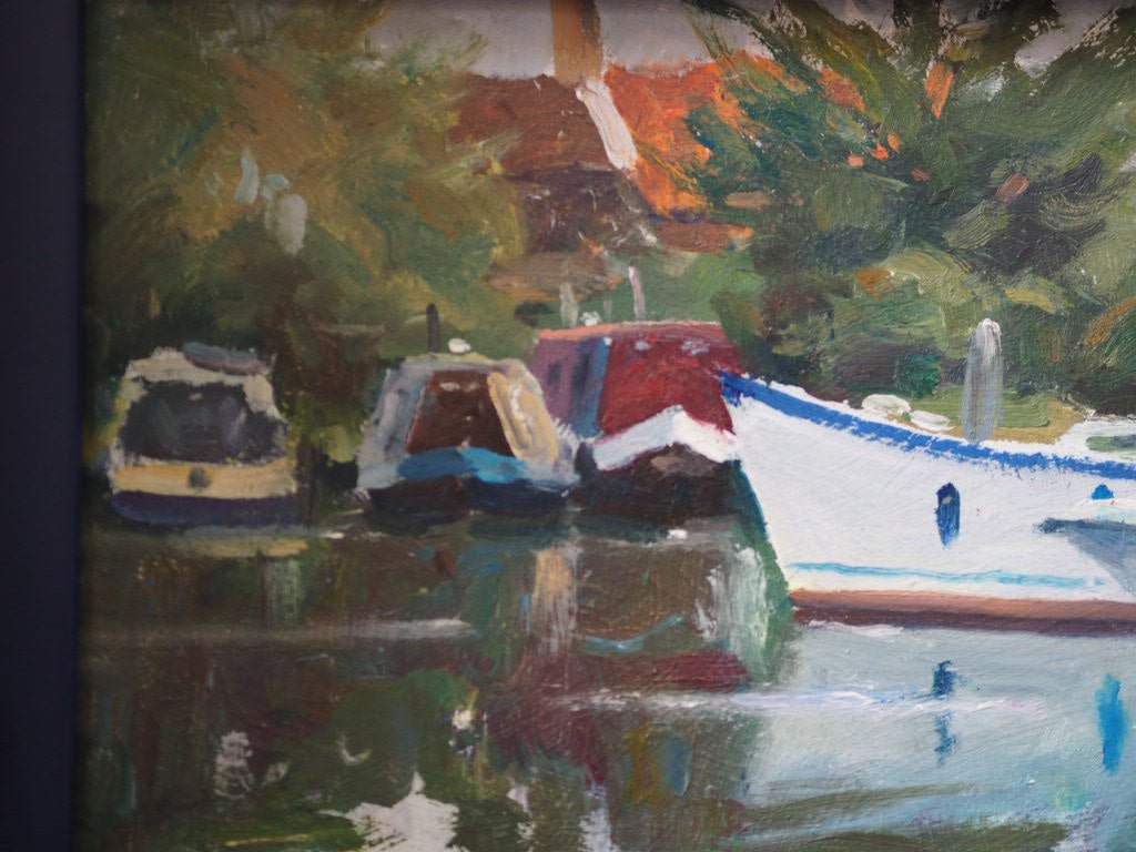 Boats "Overcast day" by Chris Slater - Natalia Willmott