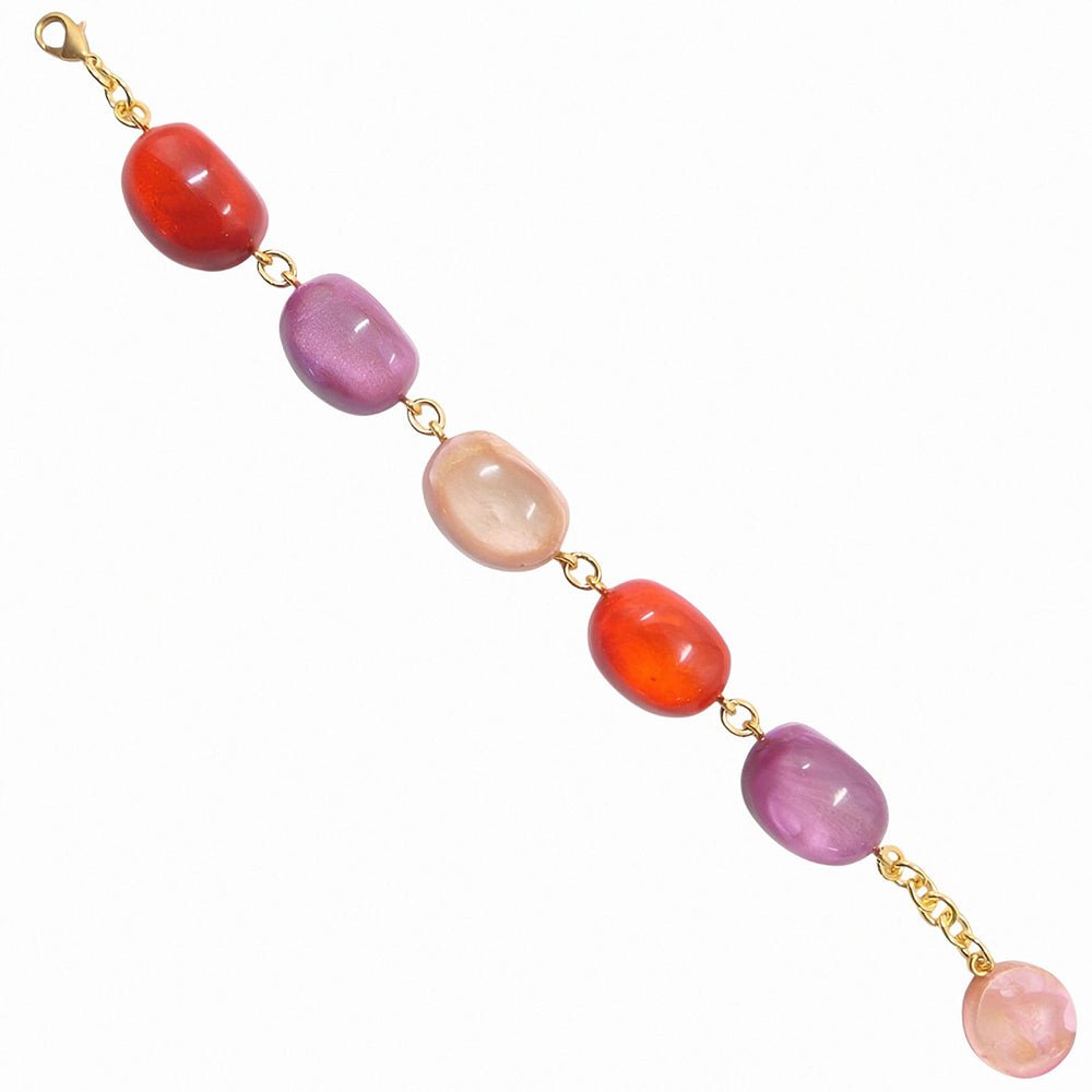 Bracelet "Bubbles" Andy multirose by DOMINIQUE DENAIVE Paris - Natalia Willmott