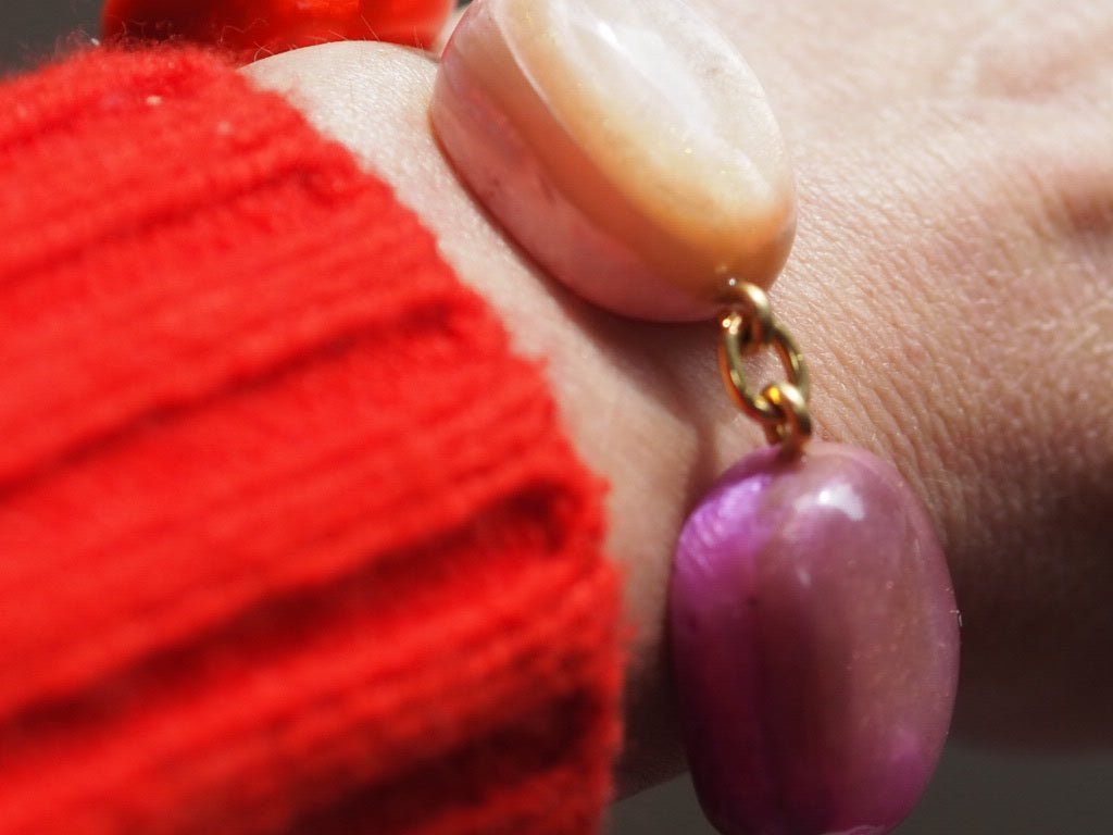 Bracelet "Bubbles" Andy multirose by DOMINIQUE DENAIVE Paris - Natalia Willmott