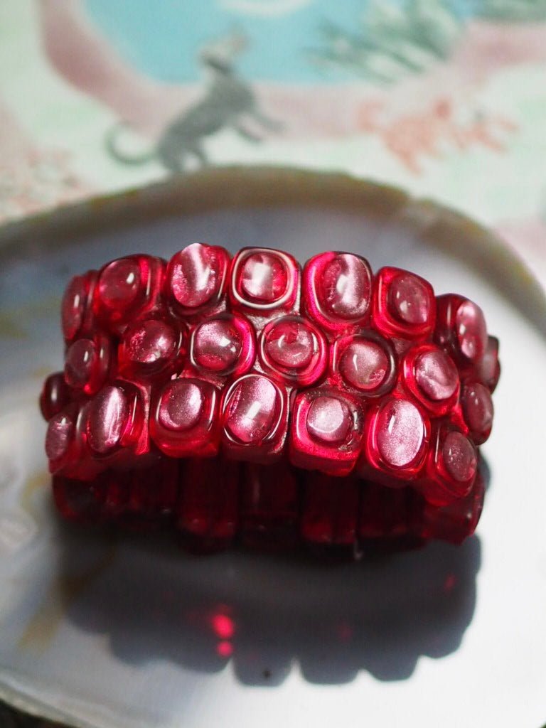 Bracelet "Cabochons" Pomegranate - Natalia Willmott