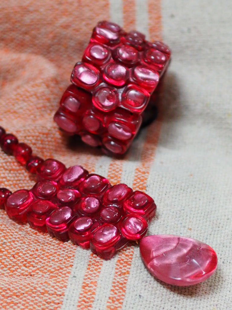 Bracelet "Cabochons" Pomegranate - Natalia Willmott