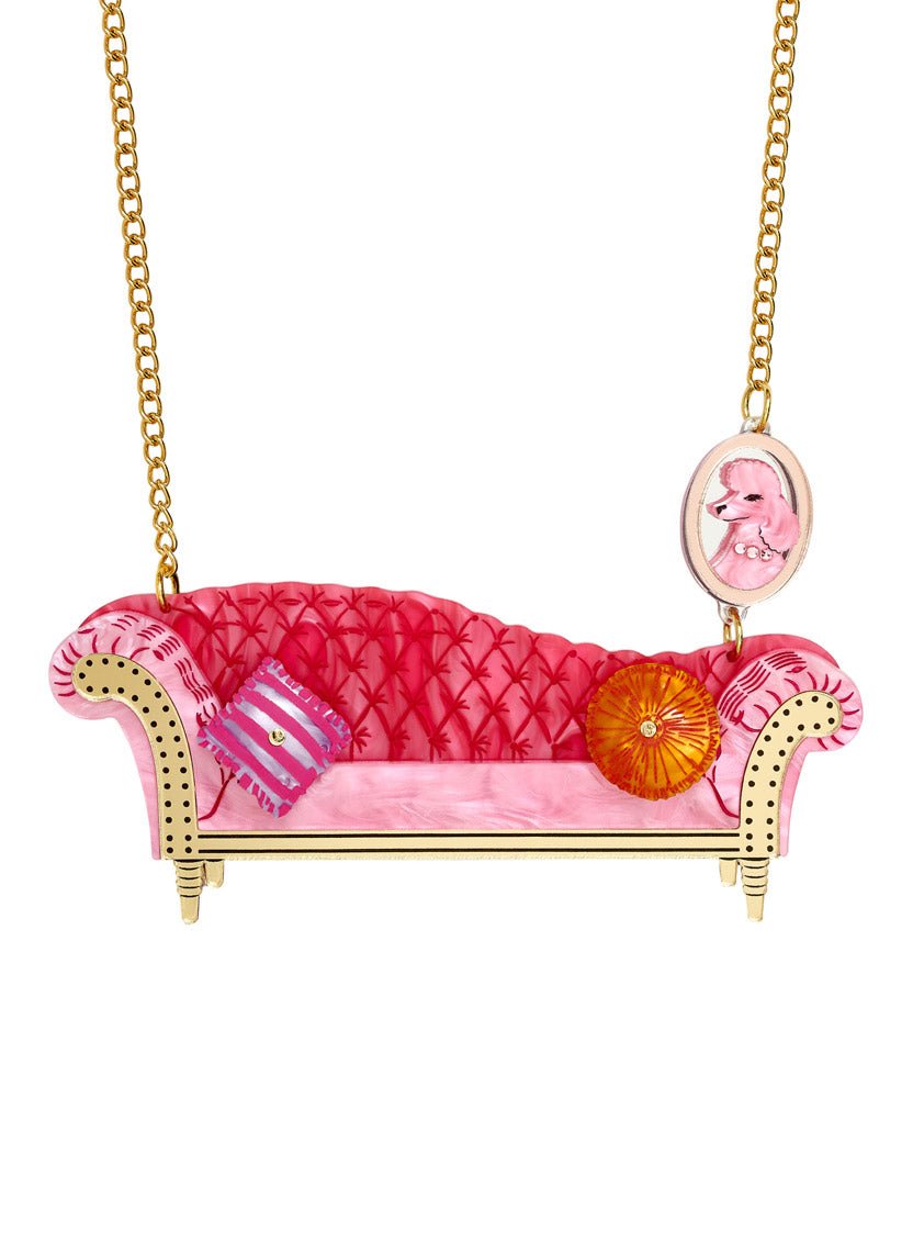 Chaise Longue Necklace Interior Curve for Tatty Devine - Natalia Willmott