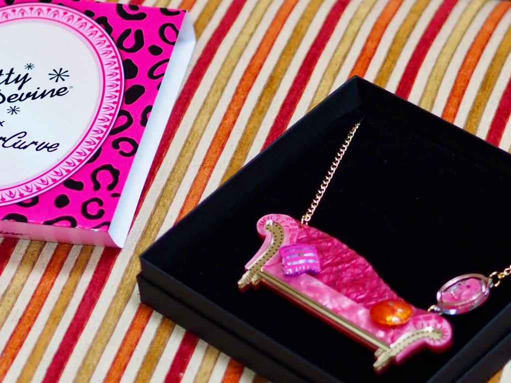 Chaise Longue Necklace Interior Curve for Tatty Devine - Natalia Willmott