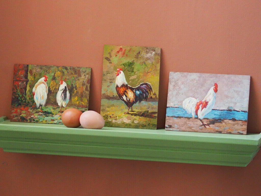 "Chicken" oil painting - Natalia Willmott